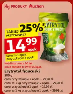 Auchan Erytrytol francuski Auchan oferta