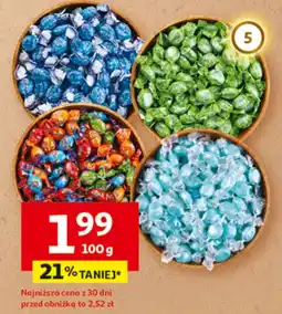 Auchan Cukierki lodowe Mint Fresh, ICE UP, Monssstraki lub Vita miks Auchan oferta