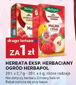 Stokrotka Herbata ekspresowa Herbaciany Ogród DRUGA ZA 1 ZŁ Herbapol oferta