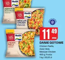Chorten Danie gotowe Chicken Paella, Asian Wok, Mexican Chicken 450 g Frosta oferta