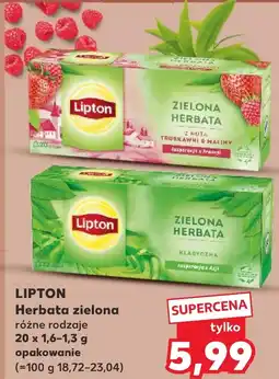 Kaufland Herbata zielona Lipton oferta