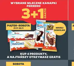 Netto WYBRANE MLECZNE KANAPKI FERRERO oferta