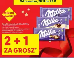 Lidl Czekolada biała Milka Bubbly oferta