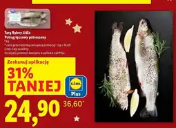 Lidl Pstrąg tęczowy patroszony cały Targ Rybny Lidla oferta