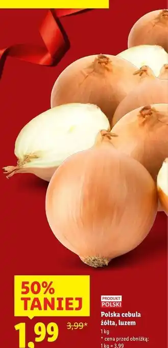 Lidl Cebula żółta polska oferta