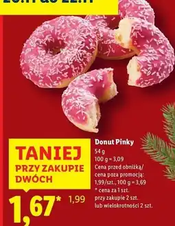 Lidl Donut pinky oferta