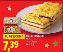 Lidl Placek z owocami oferta