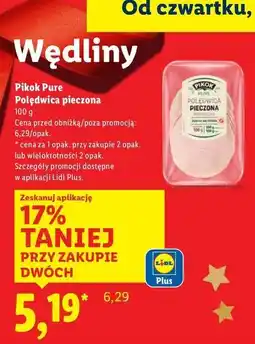 Lidl Polędwica wieprzowa pieczona Pikok Pure oferta