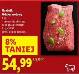Lidl Udziec wołowy Rzeźnik Codzienna Dostawa oferta