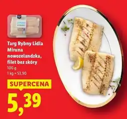 Lidl Miruna nowozelandzka filet bez skóry Targ Rybny Lidla oferta