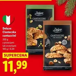 Lidl Ciastka cantuccini z orzechami Deluxe (Schwarz) oferta