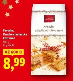 Lidl Ciastka korzenne Favorina oferta