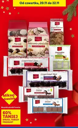 Lidl Kostki domino w czekoladzie deserowej Favorina oferta