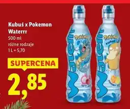 Lidl Woda pokemon pitaja malina Kubuś Waterrr oferta