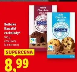 Lidl Kawałki czekolady mlecznej Belbake oferta
