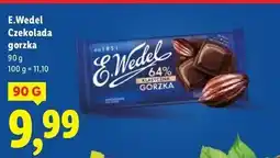 Lidl Czekolada gorzka klasyczna 64% E. Wedel oferta