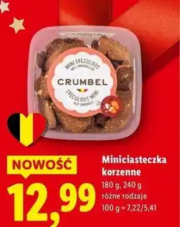 Lidl Ciastka korzenne mini Crumbel oferta