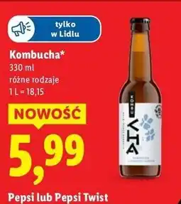 Lidl Piwo Kombucha Czysta Mięta oferta
