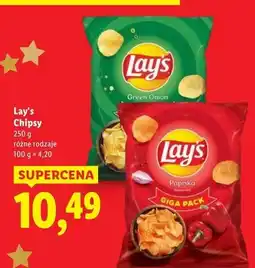 Lidl Chipsy papryka Lay's oferta