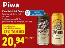 Lidl Piwo Kozel Lezak oferta