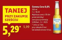 Lidl Piwo Corona Cero oferta
