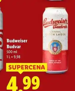 Lidl Piwo Budweiser oferta