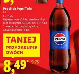 Lidl Napój Pepsi Twist oferta