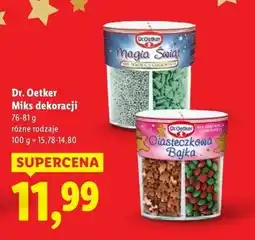 Lidl Posypka ciasteczkowa bajka Dr. Oetker oferta