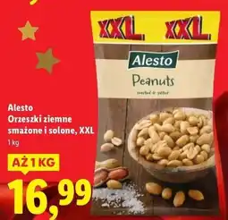 Lidl Orzeszki ziemne smażone solone xxl Alesto oferta