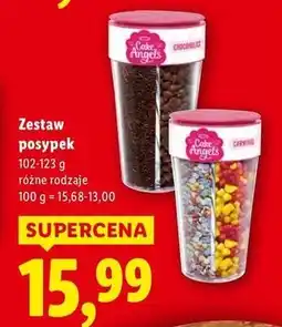 Lidl Posypka chocoholics sprinkles Cake Angels oferta