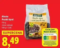 Lidl Pestki dyni o smaku papryczki chili Alesto oferta