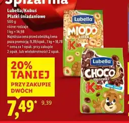 Lidl Płatki choco muszelki Lubella Mlekołaki oferta