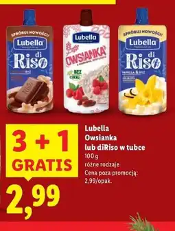 Lidl Owsianka z malinami i daktylami Lubella oferta
