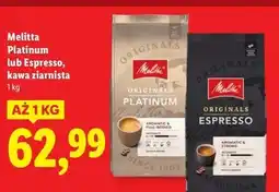 Lidl Kawa bella crema espresso Melitta oferta