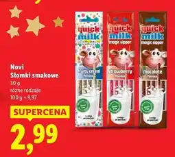 Lidl Słomka do mleka czekoladowa Quick Milk oferta