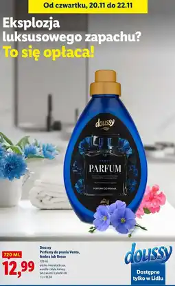 Lidl Perfumy do prania vento Doussy oferta
