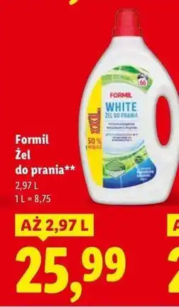 Lidl Żel do prania white Formil oferta