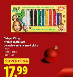 Lidl Kredki do kąpieli Chlapu Chlap oferta