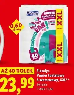 Lidl Papier toaletowy Floralys oferta