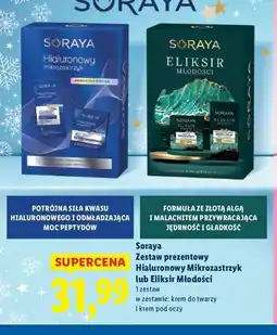 Lidl Zestaw w pudełku: krem na dzień/noc 50 ml + pod oczy 15 Soraya Eliksir Młodości oferta