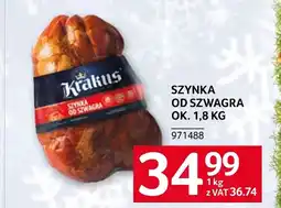 Selgros Szynka Krakus oferta
