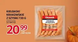 Selgros Kiełbaski Olewnik oferta