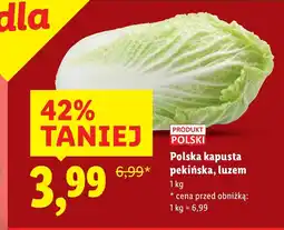 Lidl Kapusta pekińska Polski oferta