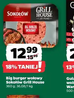 Netto Big burger wołowy Sokołów Grill House oferta