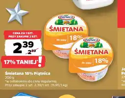 Netto Smietana 18% Piątnica oferta