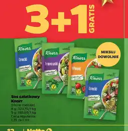 Netto Sos sałatkowy Knorr oferta