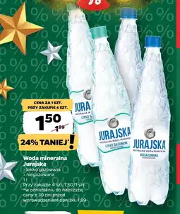 Netto Woda mineralna Jurajska oferta