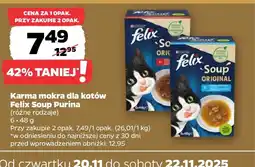 Netto Karma mokra dla kotów Felix Soup Purina oferta