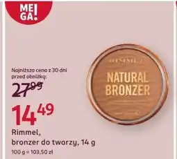 Rossmann Bronzer do twarzy Rimmel oferta