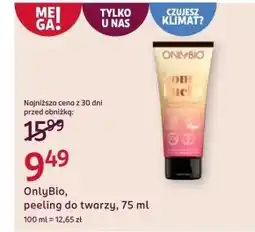 Rossmann Peeling do twarzy OnlyBio oferta